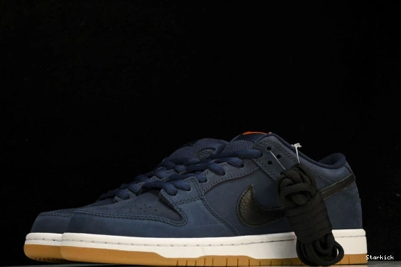 Dunk Black Navy  Gum SB CW7463-401 Nike Low 0226